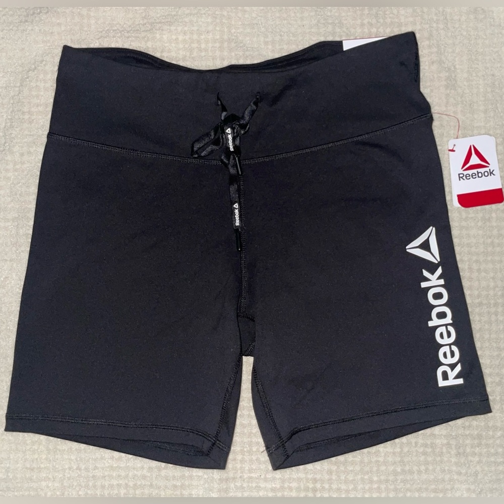 Reebok Women’s Bike shorts 7”Inseam. Diff colors available and sizes back pocket